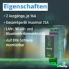 Shelly Pro2 elektrische relais, zwart, blauw, groen Productafbeelding-voorbeeld 12
