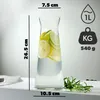 KADAX skleněná karafa "Taggia", karafa na vodu, skleněná Náhled obrázku produktu 3
