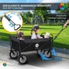 Miweba Faltbarer Bollerwagen MB-35 - Stahlrahmen - Produktbild-Vorschau 4