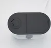 Top-down view of a white and black humidifier on a white background. Produktbild-Vorschau
