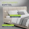 Juskys Polsterbett Florenz 180 x 200 cm mit Matratze, Produktbild-Vorschau 5