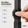 ONBEST Pavillon 3x3 | Wasserdicht | faltbar | Blau | mit Produktbild-Vorschau 6