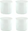 Teelichthalter Glas 6,5x6cm weiß matt 4er Set Produktbild-Vorschau 1