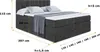 ALTDECOR Boxspringbett mit 2 Matratzen und Topper - 200x200 Produktbild-Vorschau 6
