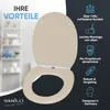 SANILO® WC-Sitz mit Absenkautomatik und Schnellverschluss Produktbild-Vorschau 3