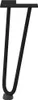 A single black hairpin leg for a table, shown against a white background. Podgląd zdjęcia produktu