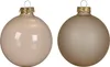 Weihnachtskugeln Glas 8cm 4 Stück - Perle transparent Produktbild-Vorschau 1
