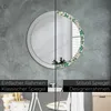 Ø90cm Spiegel - Glasrahmen mit Aufdruck - Wandspiegel Produktbild-Vorschau 5