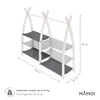 MAMOI® Porte-manteau bébé chambre d'enfant | Porte-manteau Voir les images du produit 3