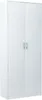 Kleiderschrank mit Regalböden LUBA – Breite 74 cm, weiß Produktbild-Vorschau 5
