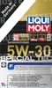 A product shot of a bottle of motor oil with branding and specifications. Produktbild-Vorschau