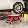 HOMCOM Sgabello da officina con rotelle Piano di appoggio Anteprima dell’immagine prodotto 8