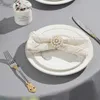 Tafelkleed, polyester, 140 cm, rond, grijs, afwasbaar, Productafbeelding-voorbeeld 6