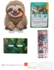 CRYSTAL ART Diamantov malovn Jungle: Lenochod Náhled obrázku produktu 3