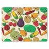 MuchoWow® Mauspad Mousepad Kawaii - Muster - Gemüse - Obst Produktbild-Vorschau 1