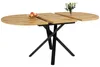 Ausziehbarer Esstisch 100-140cm – rund-oval, stabiles Produktbild-Vorschau 11