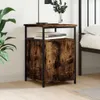 vidaXL Noční stolek Smoked Oak 40x42x60 cm výrobek ze dřeva Náhled obrázku produktu 1