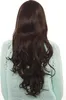 WIG ME UP Perücke superlang Pony Dunkelbraun Mix MA113-2T33 Produktbild-Vorschau 3