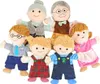 6-częściowy zestaw pacynek na rękę, 30 cm, miękki plusz, Podgląd zdjęcia produktu 3