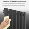 SONNI Flach Heizkörper Seitenanschluss 630x616mm Anthrazit Produktbild-Vorschau 6