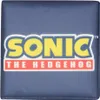 The image shows the Sonic the Hedgehog logo on a dark blue surface, likely a storage box. Produktbild-Vorschau