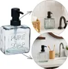 BERILO | Seifenspender - 250 ml - transparentes dunkles Produktbild-Vorschau 4