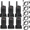 A set of six black Retevis RT668 walkie-talkies with charging docks and headsets, arranged in two rows on a white background. Produktbild-Vorschau