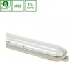A close-up, angled view of a white and gray LED light fixture against a white background. Produktbild-Vorschau