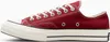 A side view of a red Converse Chuck 70 sneaker against a white background. Produktbild-Vorschau