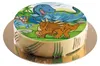 Dino Tortenaufleger aus Oblaten 20 cm - Einheitsgröße Produktbild-Vorschau 2