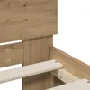 vidaXL Bettgestell mit Kopfteil Artisan-Eiche 160 x 200 cm Produktbild-Vorschau 6