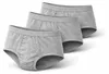 Herren Slips 3er Pack 100% Baumwolle ohne Gummi Produktbild-Vorschau 1