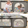 Baby-Laufstall, Kinderzaun mit Antikollisionsschaumbarriere Produktbild-Vorschau 5