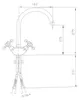 Sapho ANTEA Küchenarmatur, Höhe 275mm, Bronze Produktbild-Vorschau 5