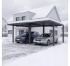 Aluminium-Doppelcarport Konsta Flachdach Stahlplatten Produktbild-Vorschau 6