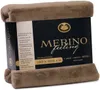 Gözze Merino Wendewohndecke taupe 180 x 220 cm Produktbild-Vorschau 5