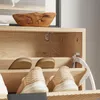 SoBuy Meuble à chaussures Tiroirs inclinés Lamellé clair Voir les images du produit 5