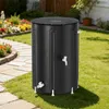 Izrielar 500L Regentonne Faltbar Schwarz mit Hahn – Produktbild-Vorschau 8
