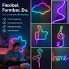 RGBIC Neon LED Strip 5m, LED-strip met siliconen, Productafbeelding-voorbeeld 5