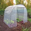 Garten Gewächshaus Tunnel 200x150xh180cm PVC Folie Pflanzen Produktbild-Vorschau 1