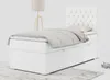 Einzelbett - Boxspringbett 90x200 mit Bettkasten und Produktbild-Vorschau 1
