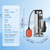 SucceBuy ponorné čerpadlo, 1300W 20000L/H, 10m kábel, Náhľad obrázku produktu 7