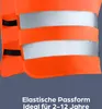2er Warnweste Kinder Set - 𝗦𝘁𝗮𝗿𝗸 𝗦𝗶𝗰𝗵𝘁𝗯𝗮𝗿 Produktbild-Vorschau 5