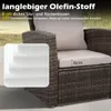 Rattan Gartenmöbel Set,Rattanmöbel Balkonmöbel wetterfestes Produktbild-Vorschau 4