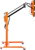 An orange and black infrared curing lamp with a stand and wheels, shown against a white background. Podgląd zdjęcia produktu