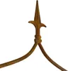 Torbogen Rosenbogen Edelrost 140 cm Rankhilfe Kletterhilfe Produktbild-Vorschau 3