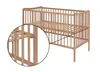 Lettino per bambini 120x60 cm in legno di faggio, altezza Anteprima dell’immagine prodotto 6