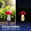Solar LED Gartenstecker Pilz 3er Set Kunststoff rot 8x11cm Produktbild-Vorschau 5