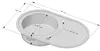 Edelstahl Einbauspüle 78 × 48 cm Oval mit Abtropffläche Produktbild-Vorschau 3