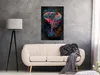 Italienischer Leinwand Leinwandbild - Colourful Safari (1 Produktbild-Vorschau 4